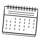 איור של לוח שנה